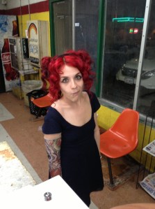 Callie was the highly talented actress in "My Laundromat Lifestyle," the shoot done this weekend.